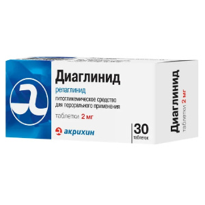 Диаглинид таб 2мг №30