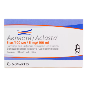 Купить  Акласта р-р д/инф 5мг 100мл
