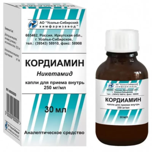Купить  Кордиамин капли д/внутр примен 25% 30мл