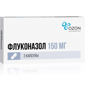 Купить  Флуконазол капсулы 150мг №2 (Озон)