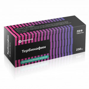 Купить  Тербинафин таблетки 250мг №28