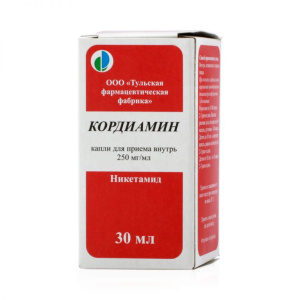 Купить  Кордиамин капли 25% 30мл (Тульская ФФ)