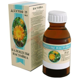 Купить  Календула настойка 25мл (Бэгриф)