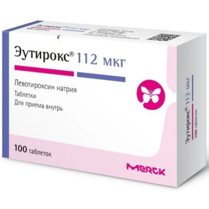 Эутирокс таб 112мкг №100