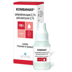 Купить  Комбинил капли глазные  и ушн фл-кап 5мл