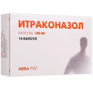 Купить  Итраконазол капс 100мг №14