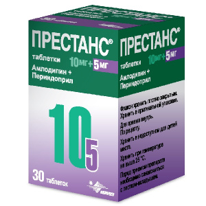 Купить  Престанс таб 5мг+10мг №30 