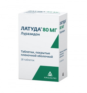 Купить  Латуда таб ппо 80мг №28