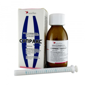 Купить  Супракс гран д/сусп д/внутр 100мг/5мл 30г