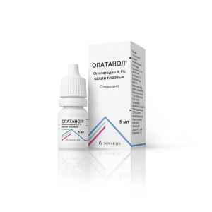 Купить  Опатанол капли глазные  0,1% 5мл