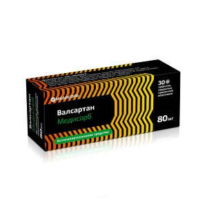 Валсартан Медисорб таб ппо 80мг №30