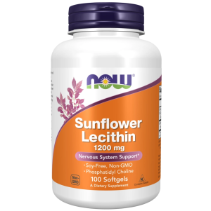 Купить  Now Foods Лецитин подсолнечника 100 шт капсулы
