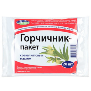 Купить  Горчичники эвкалипт пакет №20