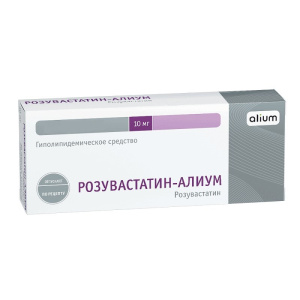 Купить  Розувастатин-Алиум таб ппо 10мг №90