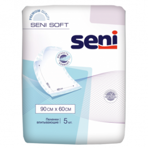 Купить  Seni Soft пеленки 60смX90см №5 (4 капли)