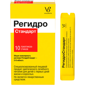 Купить  Регидростандарт 4,36 г 10 шт порошок для приготовления раствора для приема внутрь пакеты-стики
