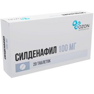 Купить  Силденафил таб ппо 100мг №20