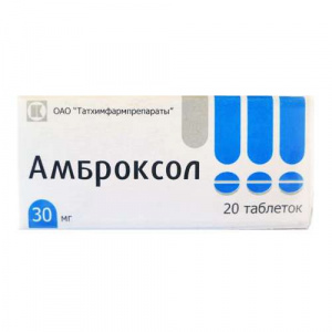 Купить  Амброксол таблетки 30мг №20 (Татхимфарм)