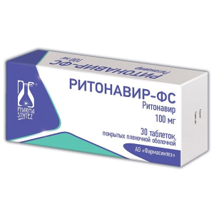 Купить  Ритонавир-ФС таб ппо 100мг банка №30