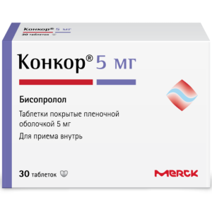 Купить  Конкор таб ппо 5мг №30