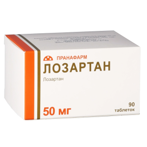 Купить  Лозартан 50 мг 90 шт таблетки покрытые пленочной оболочкой