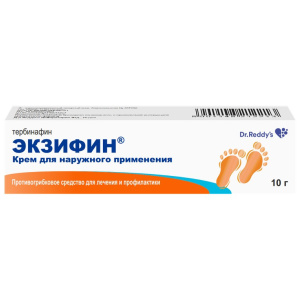 Купить  Экзифин крем д/наруж примен 1% 10г