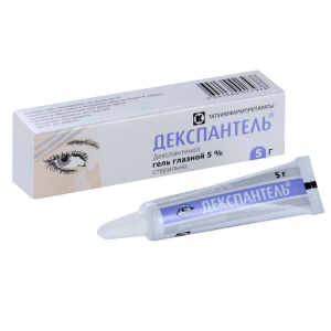 Купить  Декспантель гель д/глаз 5% 5г