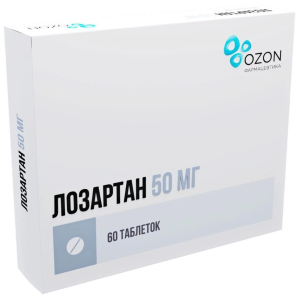 Купить  Лозартан таб ппо 50мг №60