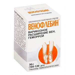 Купить  Венофлебин гран гомеопат 30г