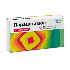 Купить  Парацетамол Реневал таб 500мг №20