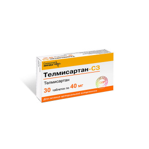 Купить  Телмисартан-СЗ таб 40мг №30