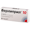 Купить Берлиприл 10 10 мг 30 шт таблетки