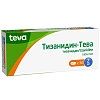 Купить Тизанидин-Тева таблетки 2мг №30