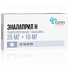 Купить Эналаприл Н таб 25мг+10мг №20