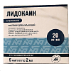 Купить Лидокаин р-р д/ин 2% амп 2мл №5