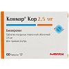 Купить Конкор Кор таб ппо 2,5мг №60