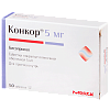Купить Конкор таблетки ппо 5мг №50 (Мерк/Нанолек)