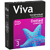 Купить Viva презервативы с точечным рефлением 3 шт.