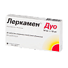 Купить Леркамен Дуо 10 мг + 10 мг 28 шт таблетки покрытые пленочной оболочкой