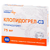 Купить Клопидогрел-СЗ таб ппо 75мг №60