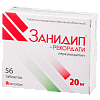 Купить Занидип-Рекордати таблетки по 20мг №56