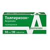 Купить Толперизон-Акрихин таблетки покрытые пленочной оболочкой 50мг №30