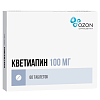 Купить Кветиапин 100 мг 60 шт таблетки покрытые пленочной оболочкой