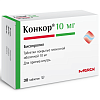 Купить Конкор таб ппо 10мг №30