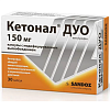 Купить Кетонал Дуо 150 мг 30 шт капсулы с модифицированным высвобождением