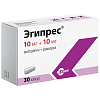 Купить Эгипрес капсулы 10мг+10мг №30