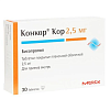 Купить Конкор Кор таб ппо 2,5мг №30 (Мерк/Нанолек)