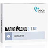 Купить Калия Йодид таблетки 100мкг №100