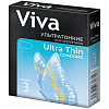 Купить Viva презервативы ультра тонкие 3 шт.