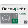 Купить Веспирейт 15 мг 30 шт таблетки с пролонгированным высвобождением